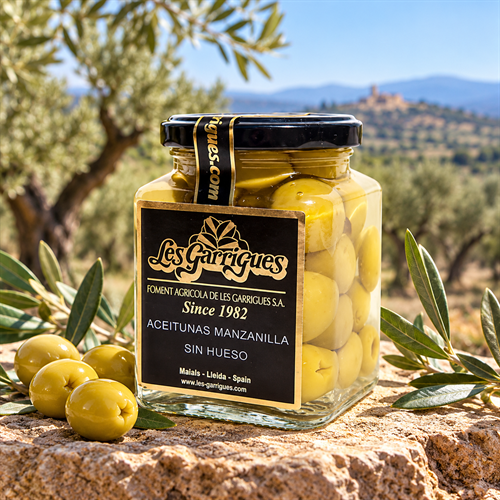 Aceitunas Manzanilla sin Hueso, Les Garrigues