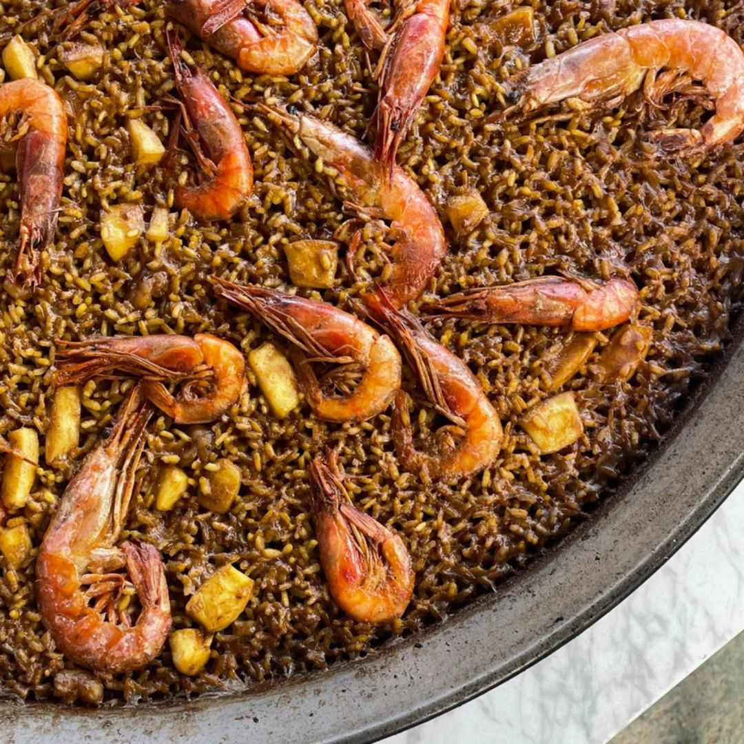 Fumet de Marisco a Leña con Sofrito, El Paeller