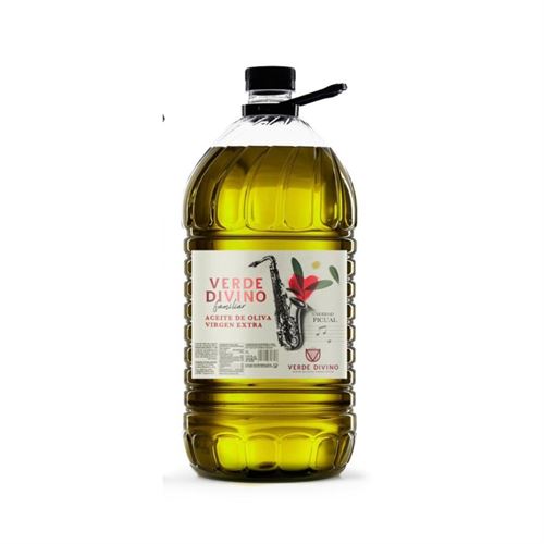 Aceite de Oliva Virgen Extra Picual de 5 litros , Verde Divino