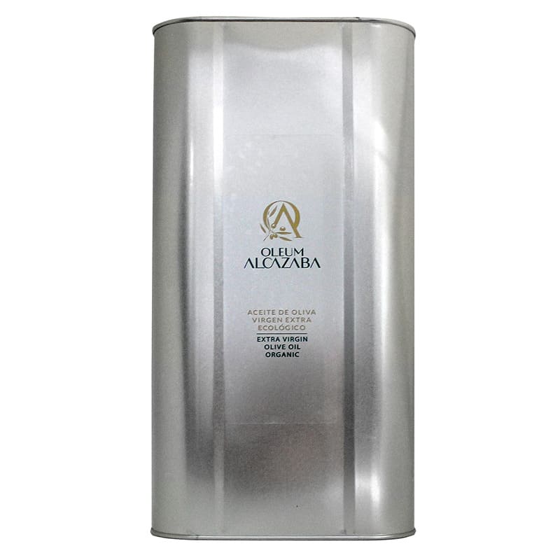 Aceite de Oliva Virgen Extra Picual ecológico en lata, Oleum Alcazaba