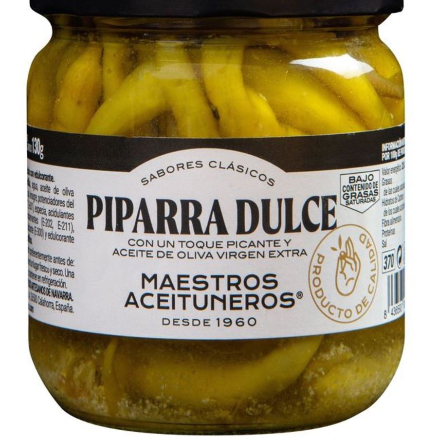 Piparra Dulce en aceite de oliva, Maestros Aceituneros