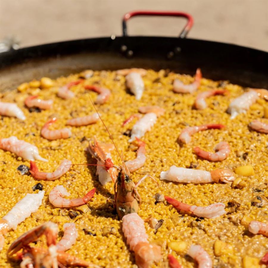 Caldo de Marisco y Morralla a Leña, El Paeller