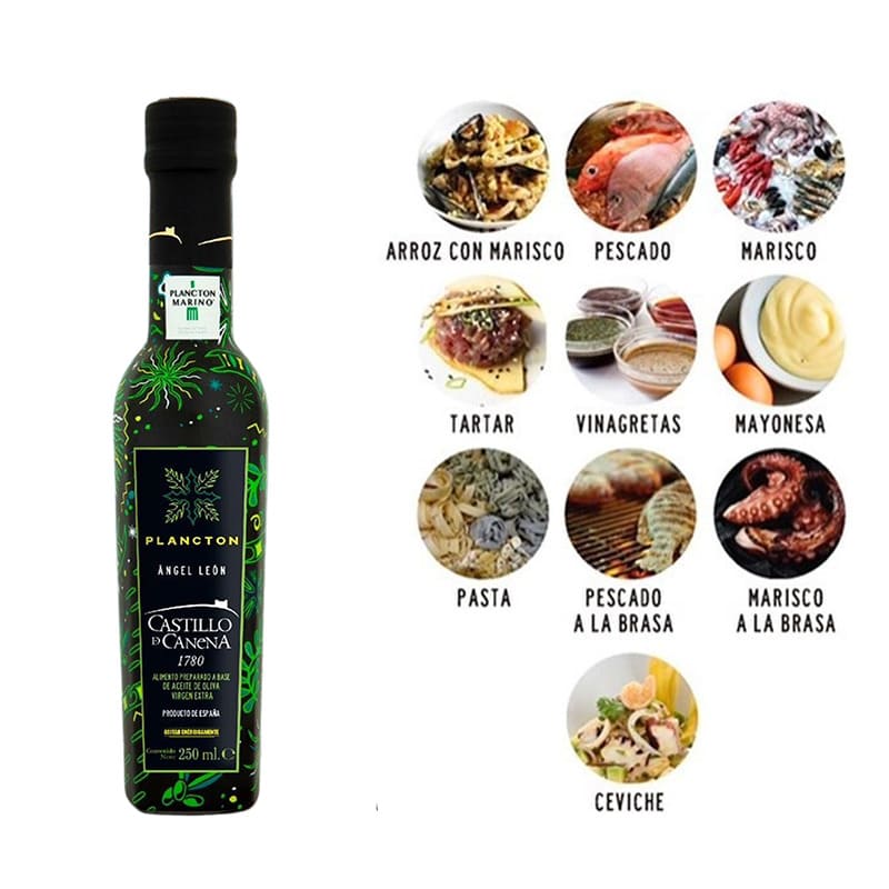 Aceite Oliva Virgen Extra Arbequina con Plancton Marino, Castillo de Canena