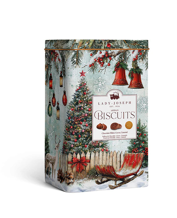 Surtido de galletas en caja metálica Navidad, Lady Joseph