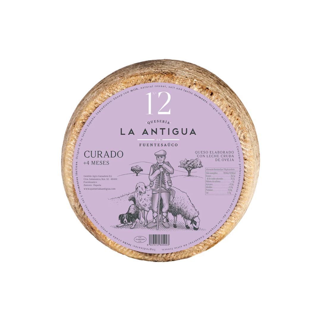 Queso de oveja tradicional curado, La Antigua