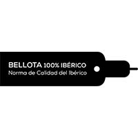 Jamón 100% raza ibérica ecológico, etiqueta negra, loncheado, Señorío de Montanera