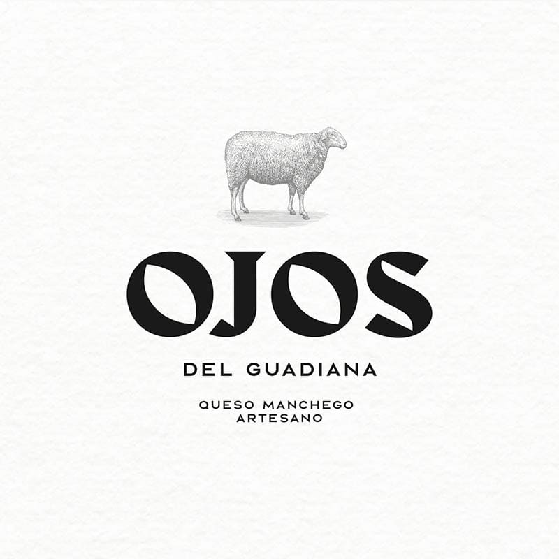 Queso manchego D.O., leche cruda semicurado, Ojos del guadiana