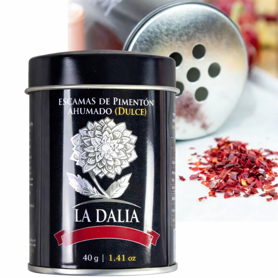 Escamas de pimentón ahumado 40g, La Dalia