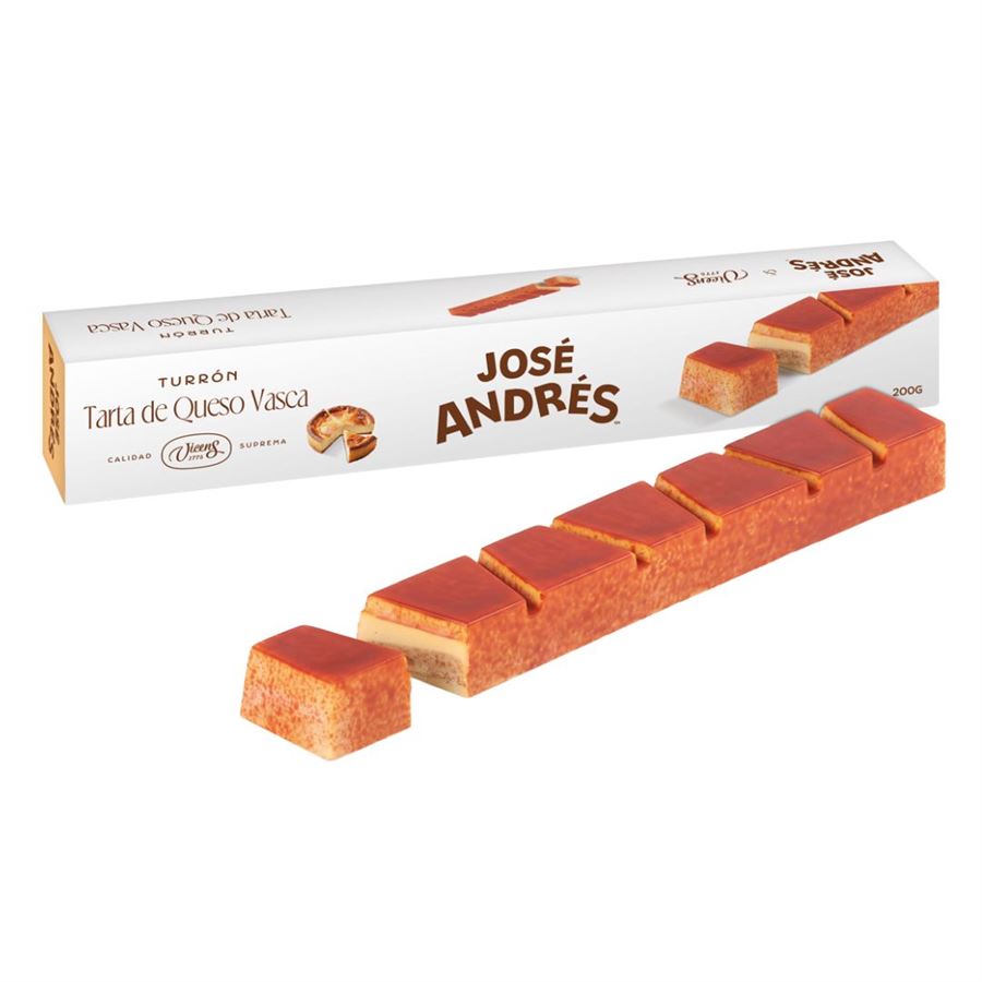 Turrón de Tarta de Queso Vasca by José Andrés, Torrons Vicens, 200 g