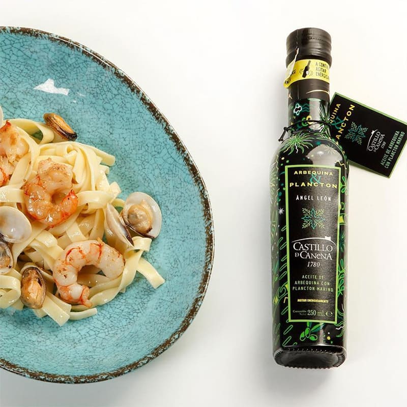 Aceite Oliva Virgen Extra Arbequina con Plancton Marino, Castillo de Canena