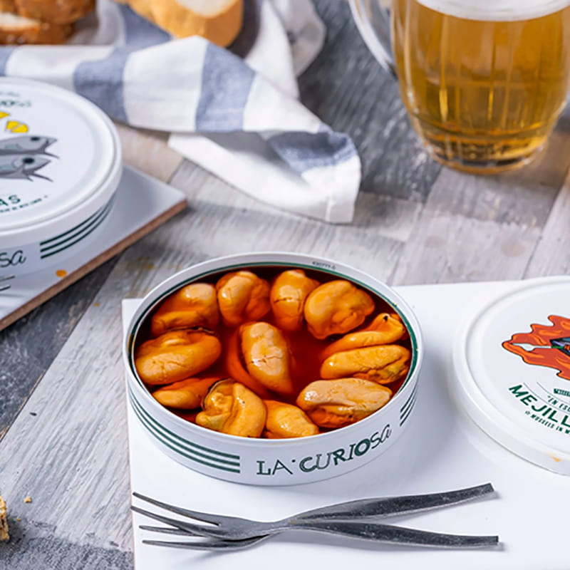 Moules en escabèche piquante, La Curiosa