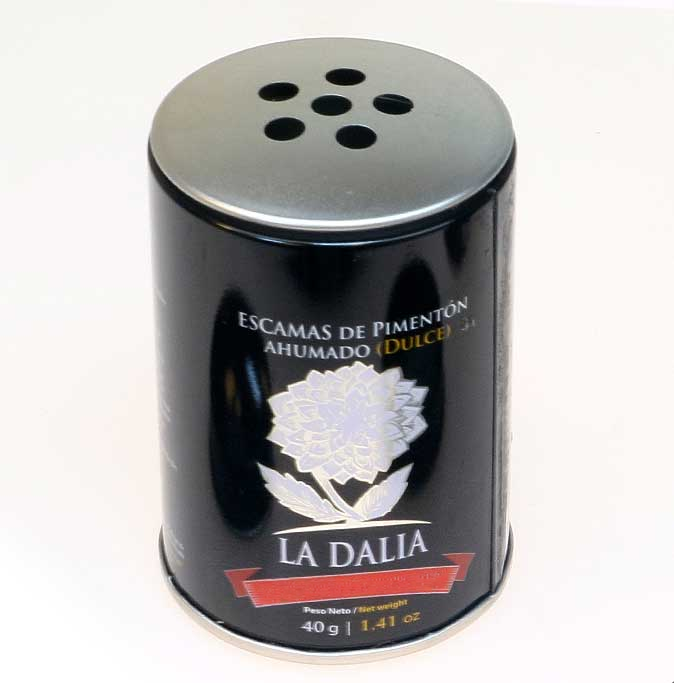 Escamas de pimentón ahumado 40g, La Dalia