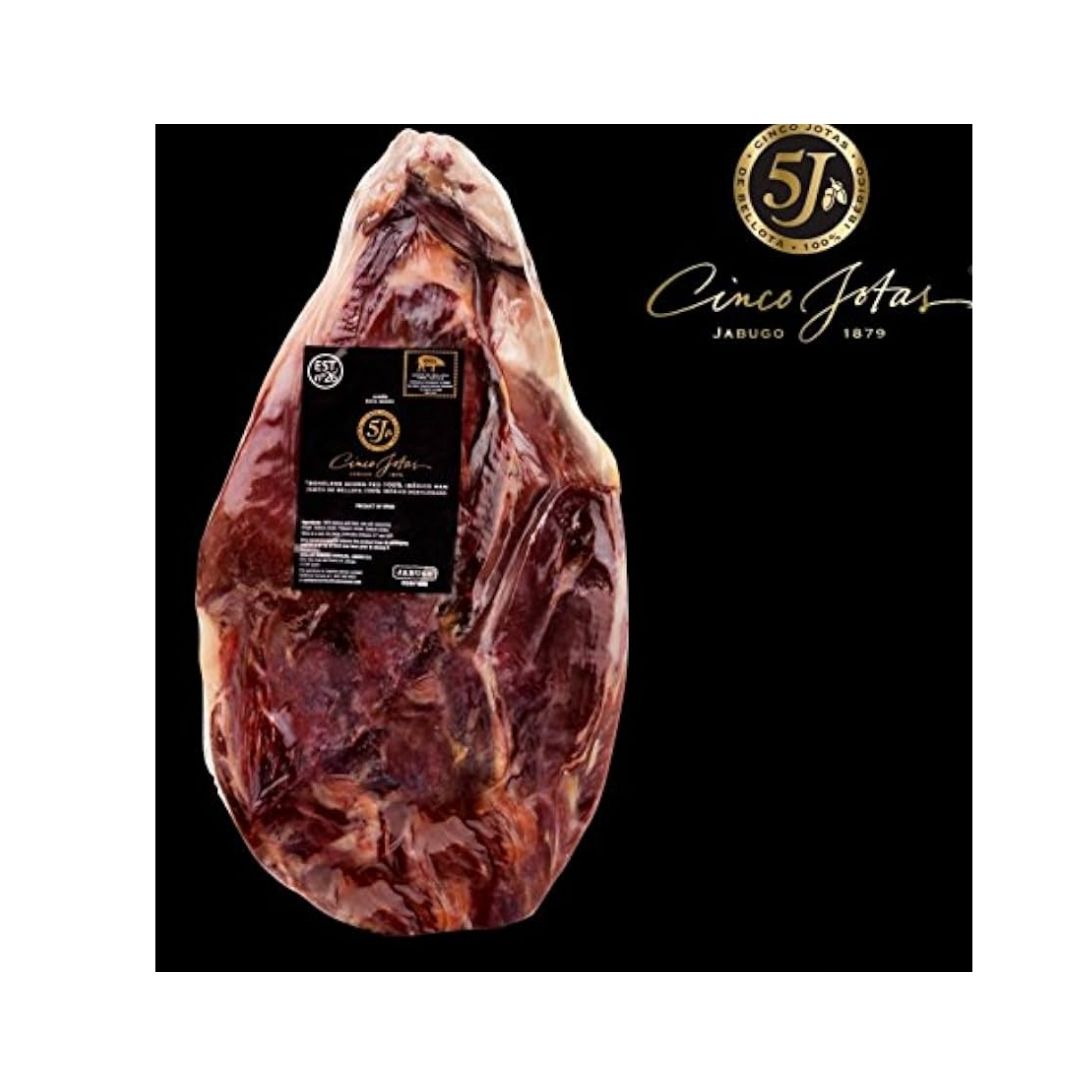 Jamón 100% ibérico deshuesado, Cinco Jotas