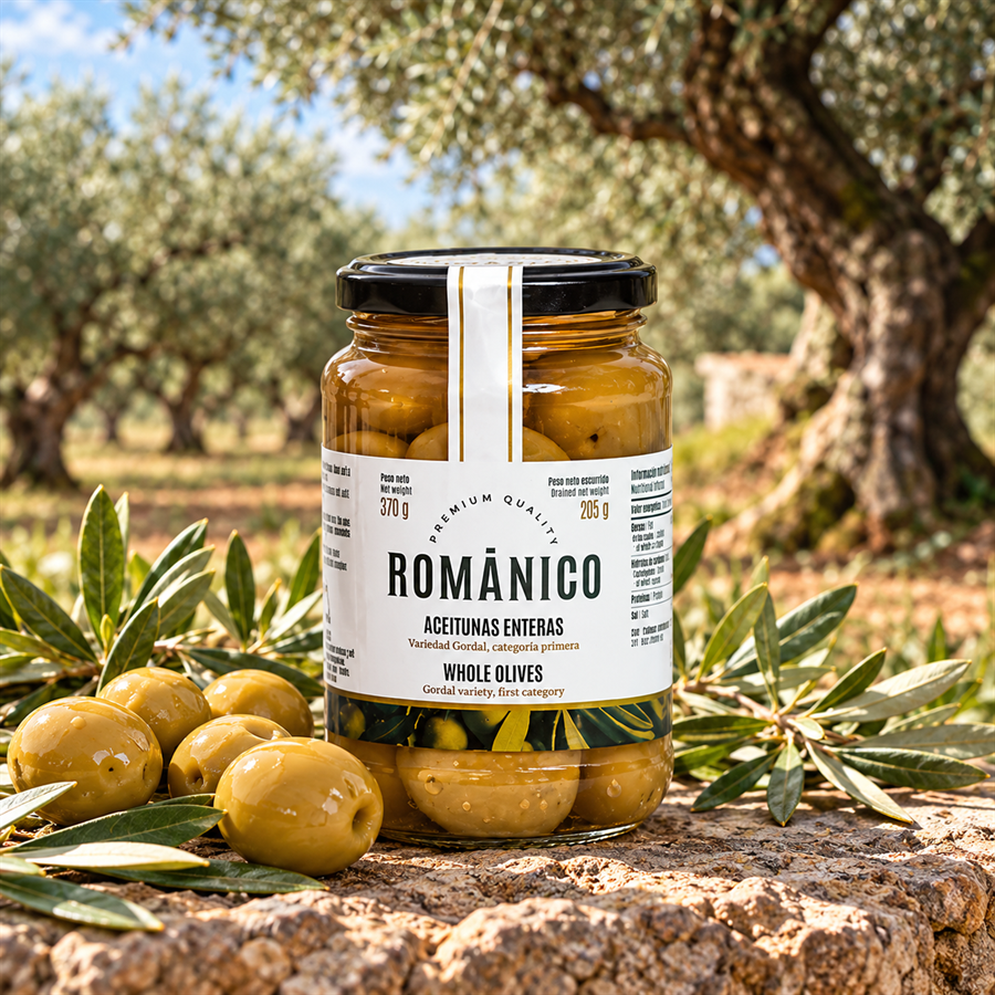 Olives arbequines, Romanico