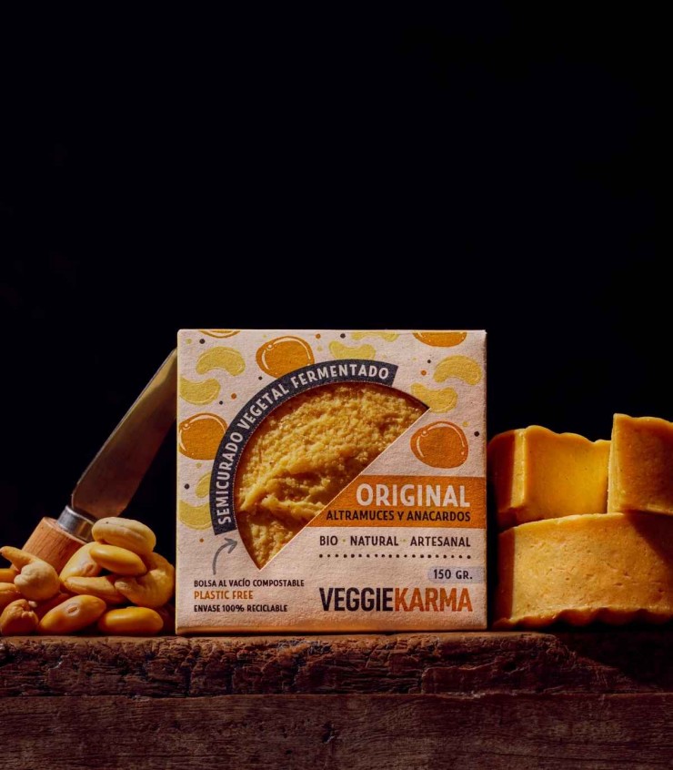 Queso Semicurado fermentado "Original", Veggie Karma