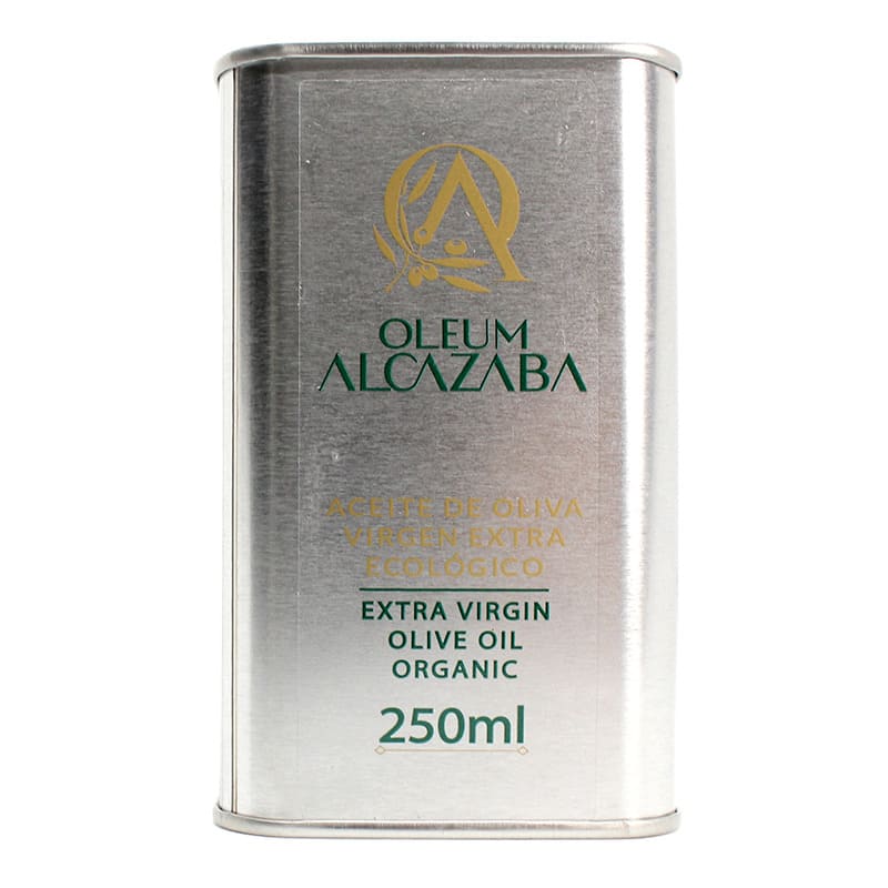 Aceite de Oliva Virgen Extra Picual ecológico en lata, Oleum Alcazaba