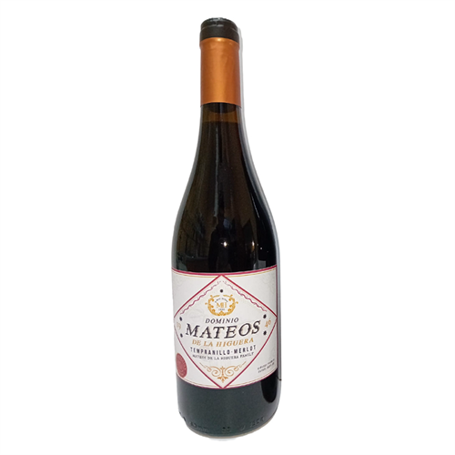Vino tinto, tempranillo-merlot roble Dominio Mateos de la Higuera, Bodega Vega Demara