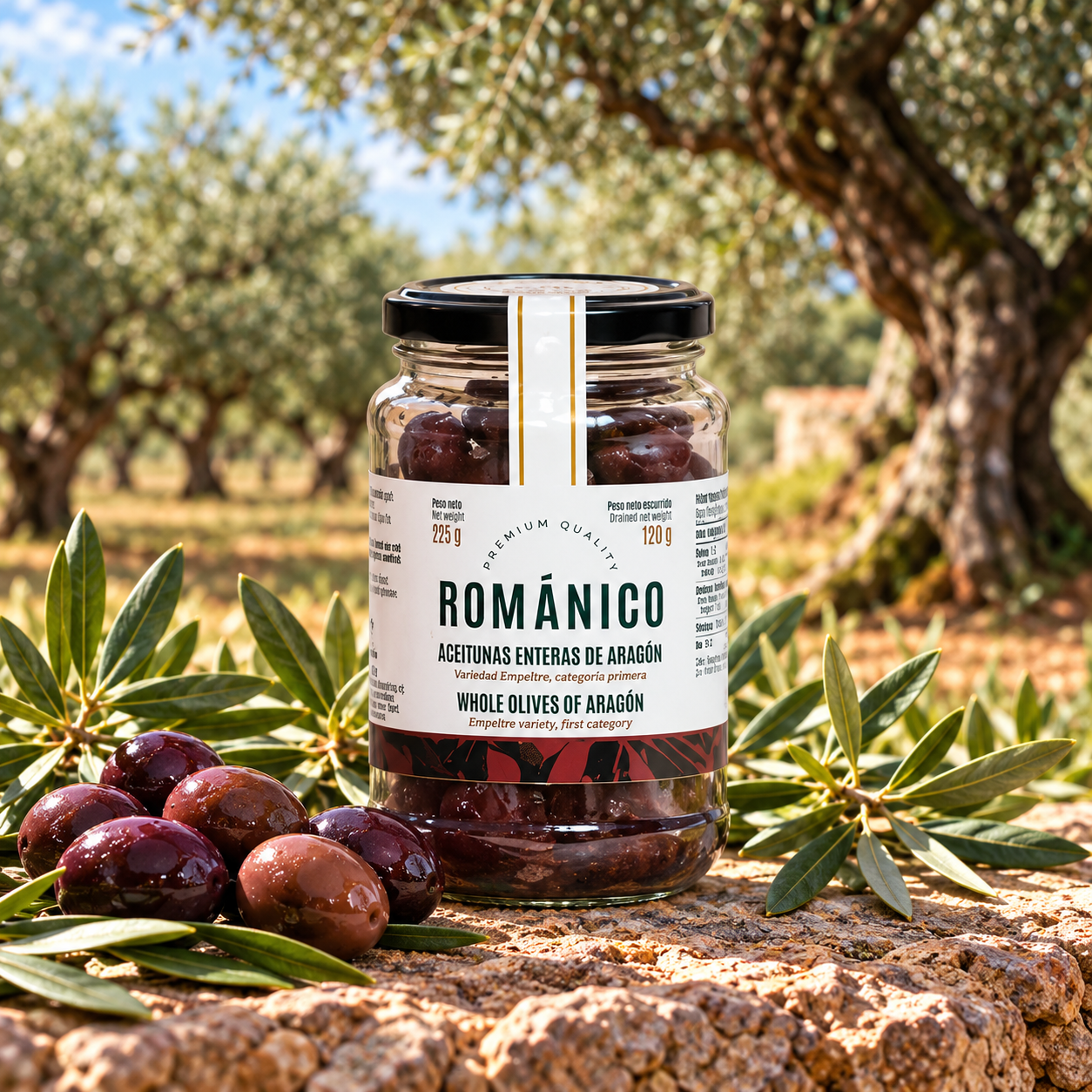 Black Olives from Aragón, Romanico