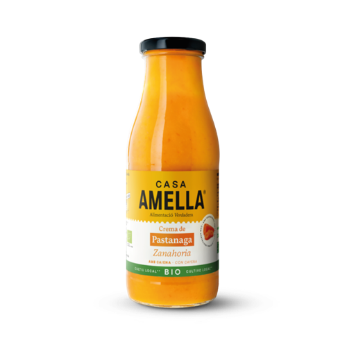 Crema de zanahoria bio 500ml, Casa Amella