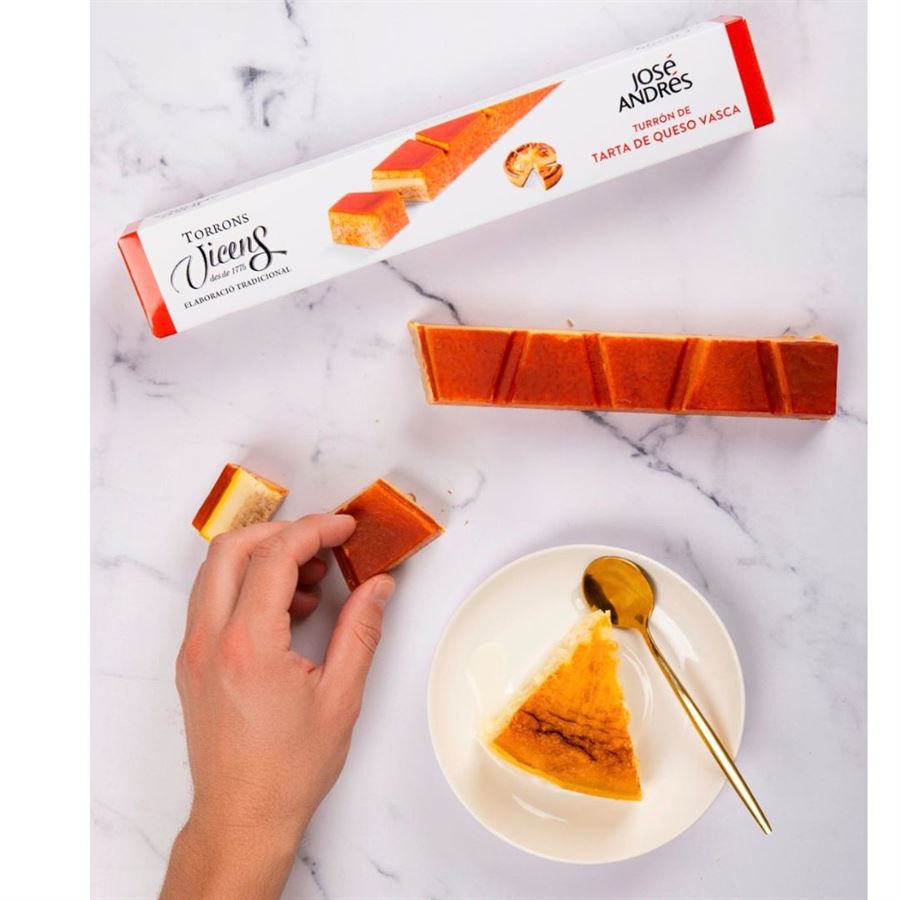 Turrón de Tarta de Queso Vasca by José Andrés, Torrons Vicens, 200 g
