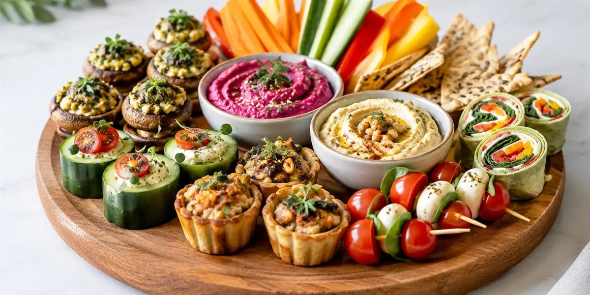 12 ejemplos de aperitivos vegetarianos gourmet