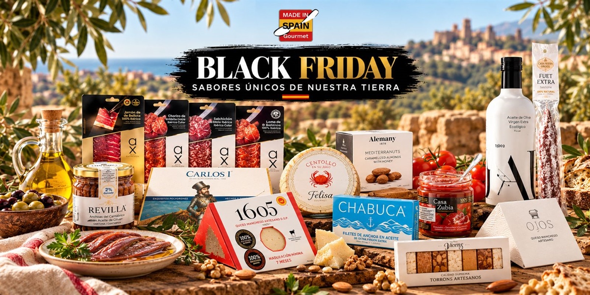 Black Friday Gourmet 2026: los mejores sabores de España llegan a tu casa con envío gratis