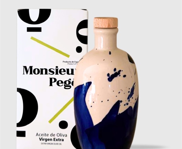 AOVE Cosecha Temprana Picual Monsieur Pegó: cuando el aceite se convierte en arte