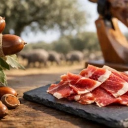 Qué significa bellota en jamón