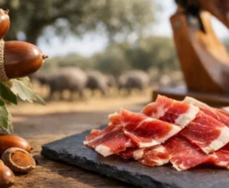 Qué significa bellota en jamón