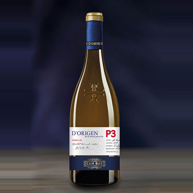 Vino Blanco Ecológico D’Origen P3 Xarel.lo, Can Bas