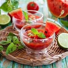 Gourmet Watermelon Gazpacho | The Most Refreshing Spanish Recipe of the Summer