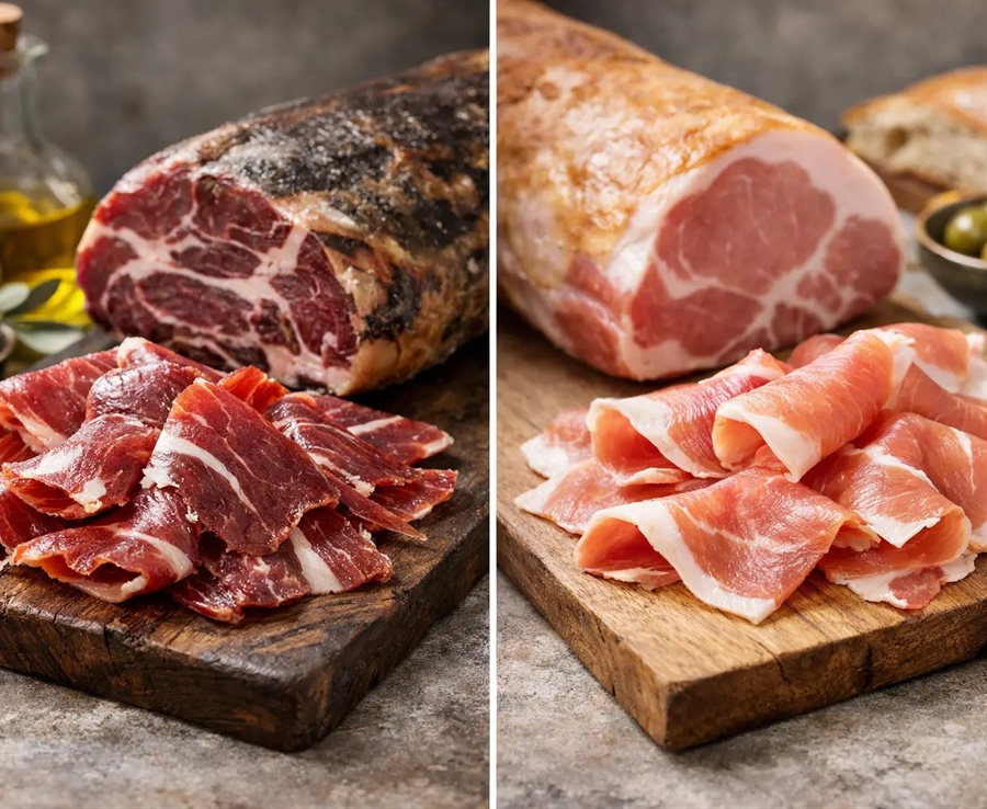 Jamón ibérico vs serrano: qué cambia de verdad