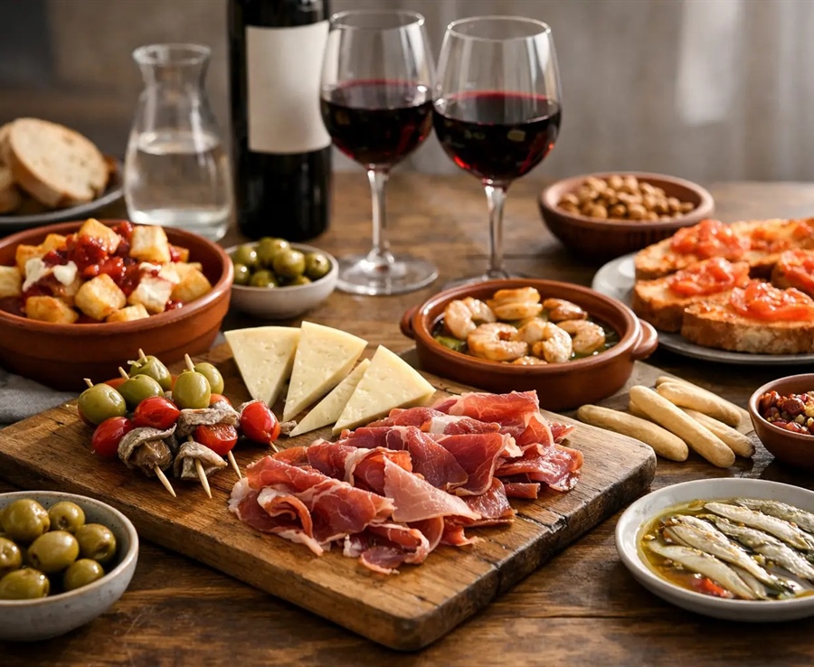 Cómo preparar un aperitivo español en casa
