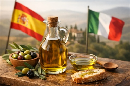 Comprar aceite español en Italia con criterio