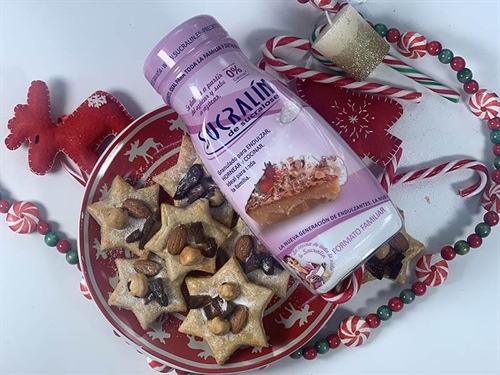 Biscuits de Noël au Sucralín préparés par Adriana Gutiérrez