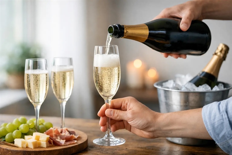 Cómo servir cava en casa y acertar siempre
