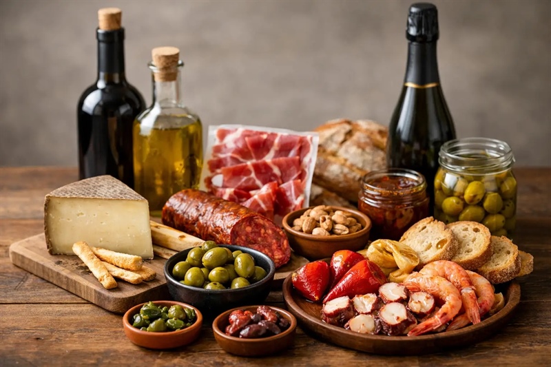 Ejemplo de cesta gourmet española ideal