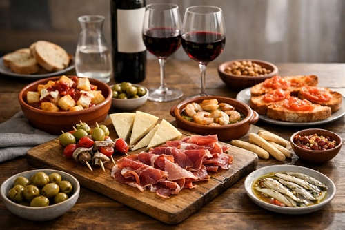 Cómo preparar un aperitivo español en casa