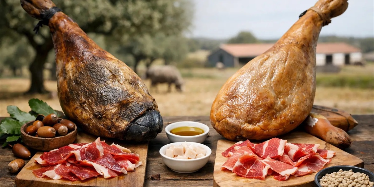 Jamón de bellota o cebo: cuál elegir y por qué