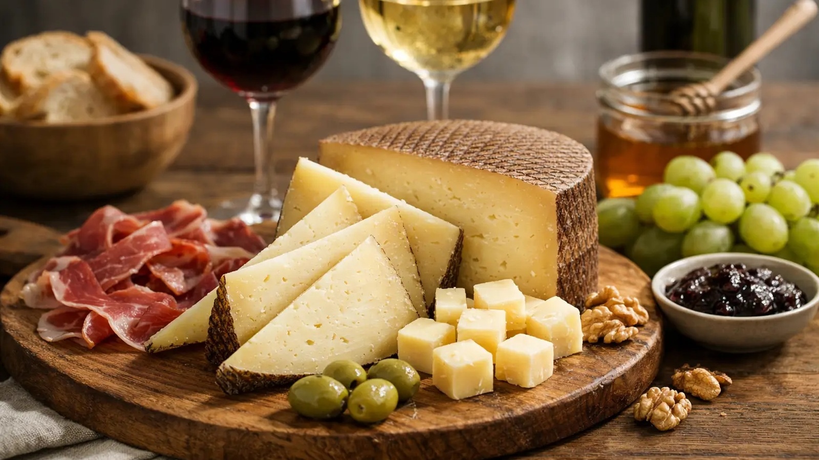 Cómo maridar queso manchego semicurado en casa
