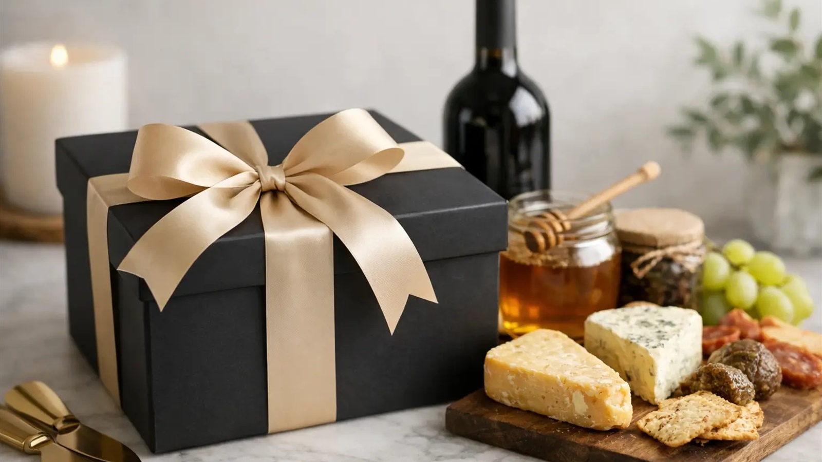 Cómo preparar un regalo gourmet elegante