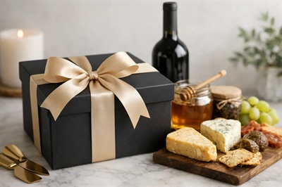 Cómo preparar un regalo gourmet elegante