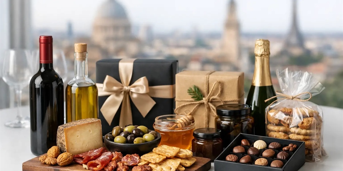 Regalos gourmet para empresas europeas