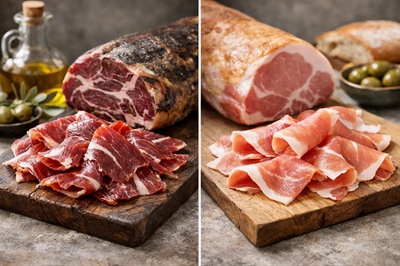 Jamón ibérico vs serrano: qué cambia de verdad
