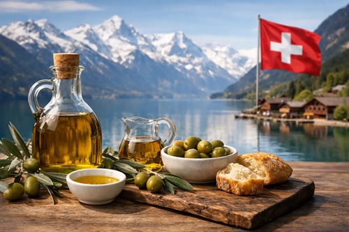 Comprar aceite español en Suiza con criterio