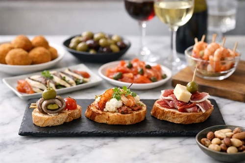 10 ejemplos de aperitivo español elegante