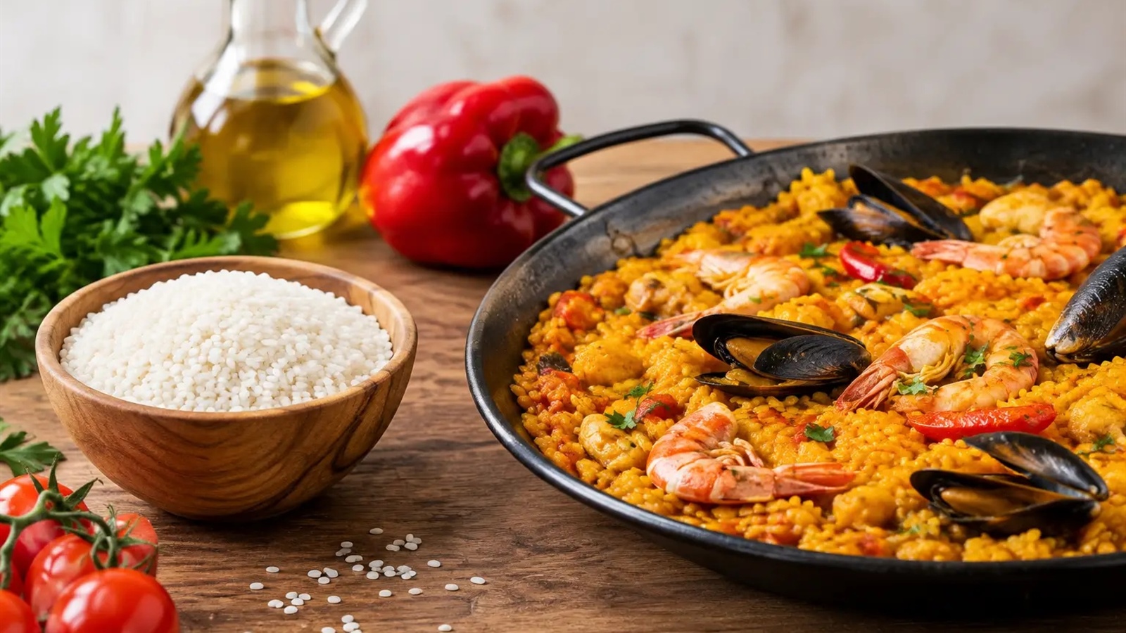 Arroces españoles para paella premium bien elegidos