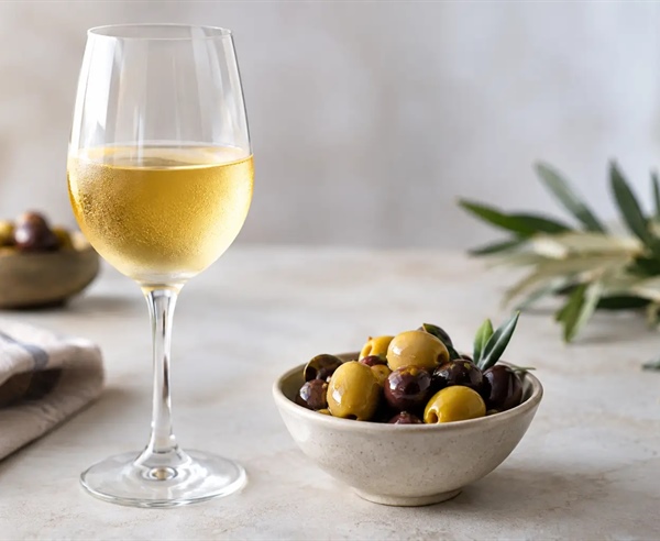 Cómo maridar manzanilla con aceitunas gourmet