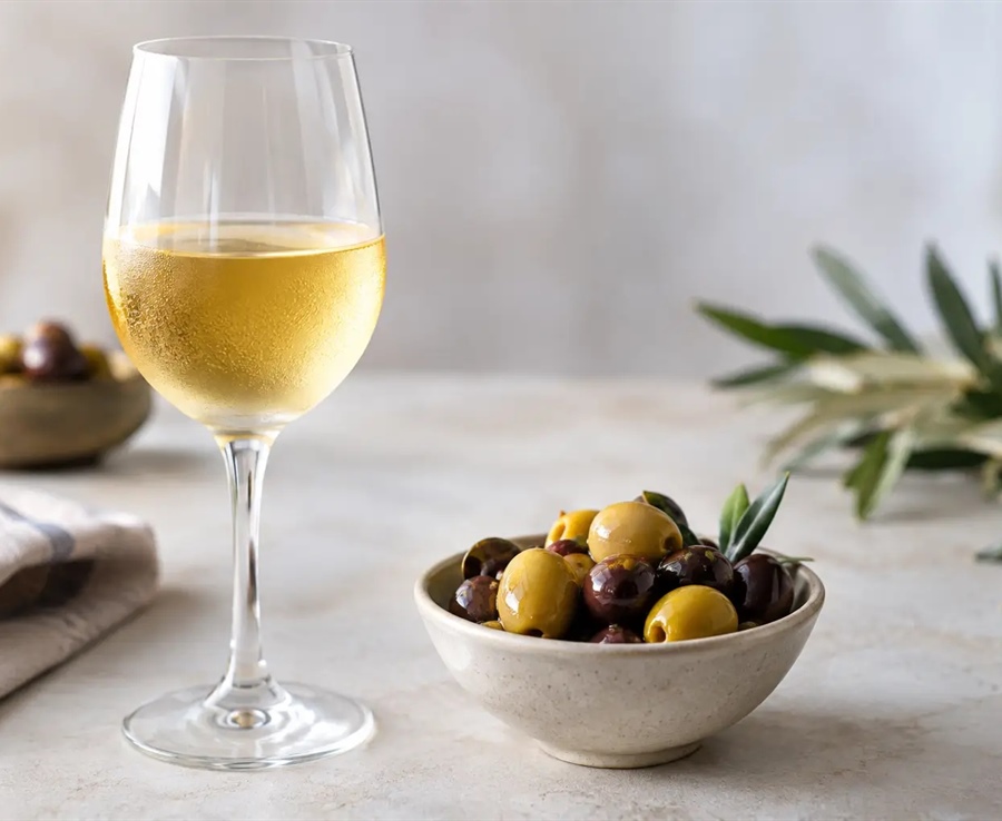How to Pair Manzanilla Sherry with Gourmet Olives