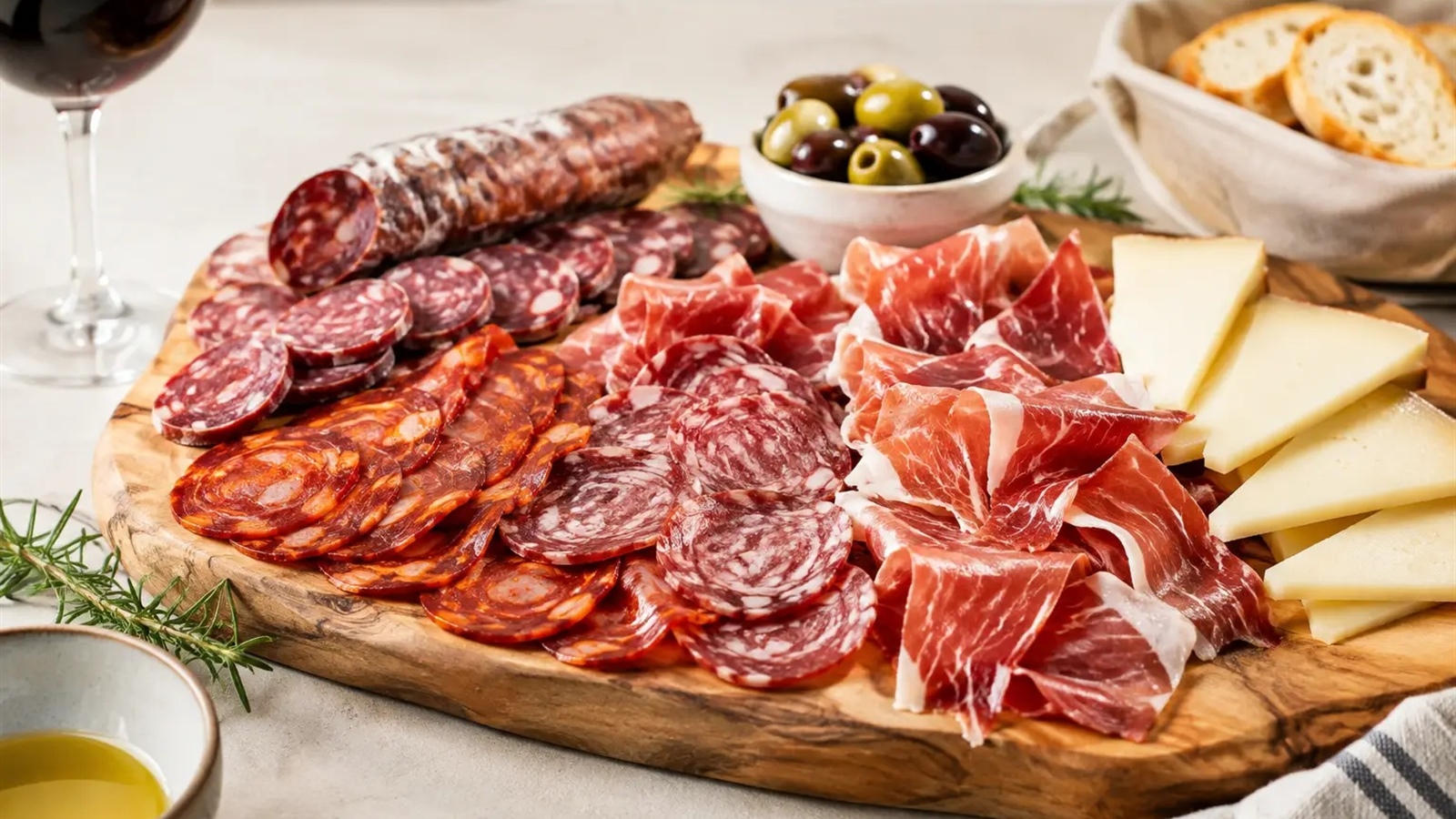 Cómo preparar una tabla de embutidos españoles